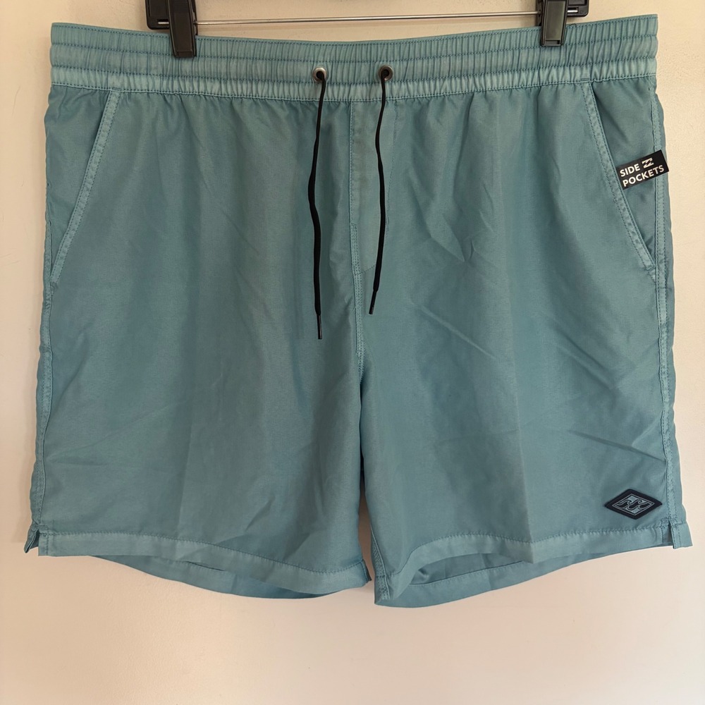 Billabong All Day Layback Recycler Board Shorts Mens XXL Teal Blue Swim Trunks